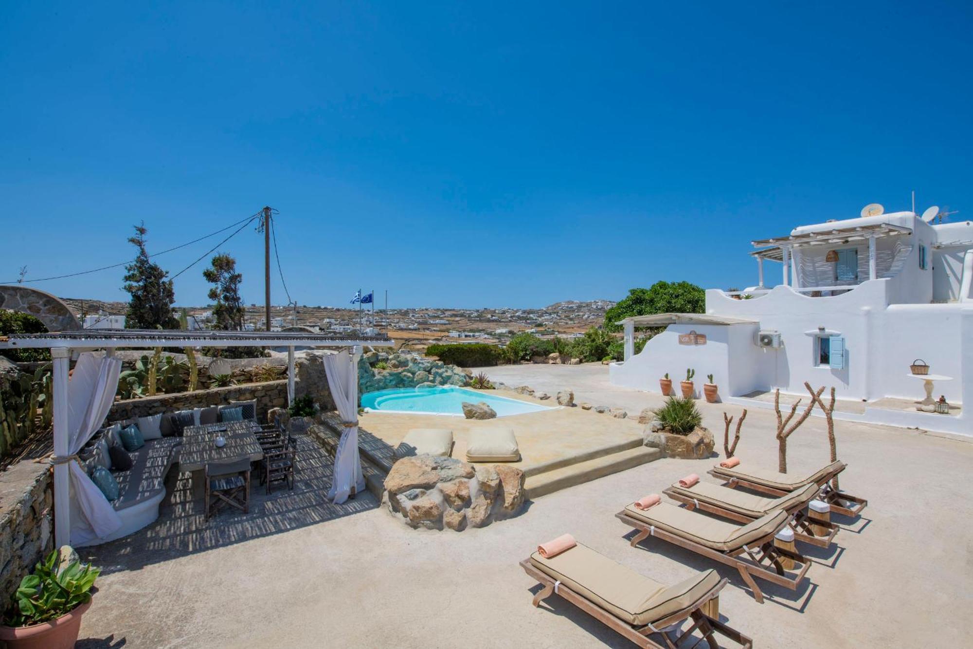 Tatiana Villa & Apartments Klouvas ภายนอก รูปภาพ